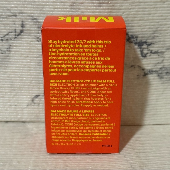 Milk Makeup Lip Balm Trip + Kaychain (Balmade Variety Pack: Clear, Beige & Red) - Picture 6 of 13